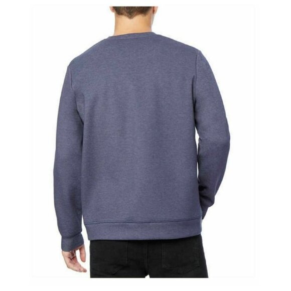 32 Degrees Men's Lightweight Crew Neck Sweatshirt in Stormy Night Blue - Sz S - Picture 3 of 7